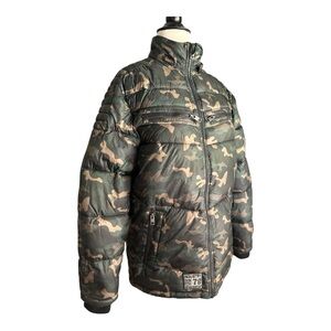 Diesel Youth Camouflage Jacket Size 16 –‎ No Hoodie –Minor Flaws–Military Style